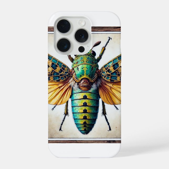 Anatya Insect Dorsal View 130724IREF122 - Watercol iPhone Case (Back)
