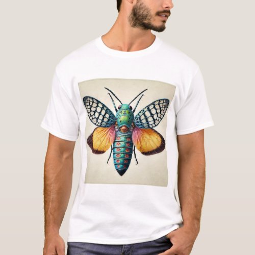Anatya Insect Dorsal View 210624IREF127 _ Watercol T_Shirt