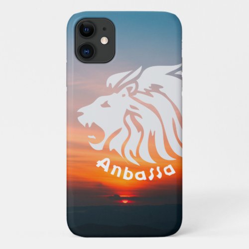 Anbessa Lion Head Ethiopia iPhone 11 Case