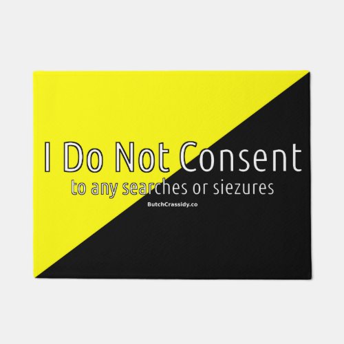 Ancap _ I Do Not Consent Doormat