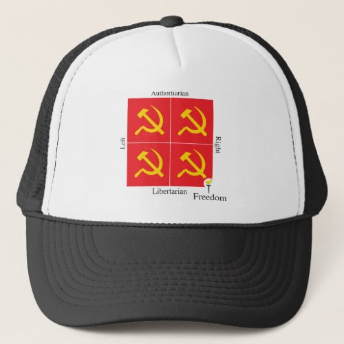 Ancap Libertarian Political Compass Trucker Hat