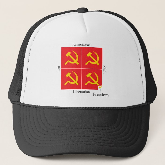 Ancap Libertarian Political Compass Trucker Hat | Zazzle.com