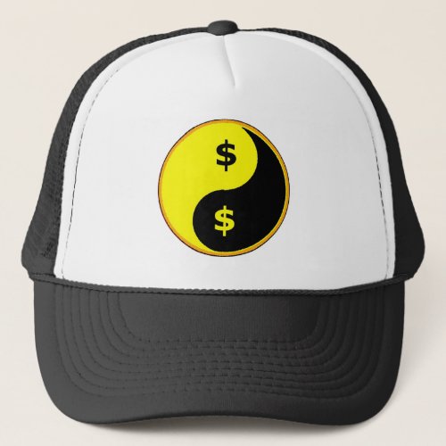 Ancap Yin Yang Trucker Hat