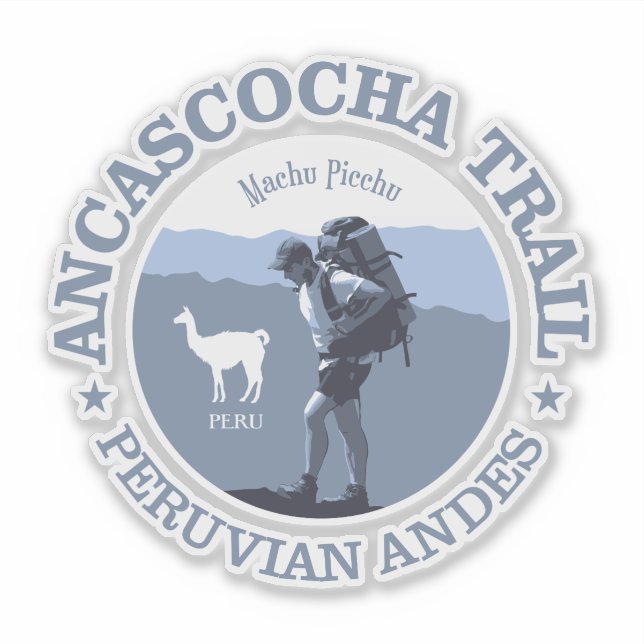 Ancascocha Trail (BG) Sticker (Front)