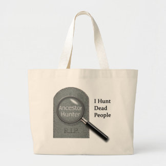 Ancestor Hunter Genealogist tote bag