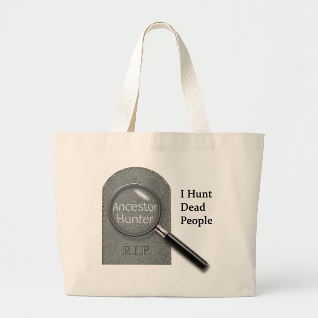 Ancestor Hunter Genealogist tote bag (Front)