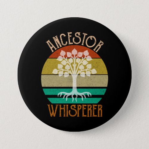 Ancestor Whisperer Genealogy Button