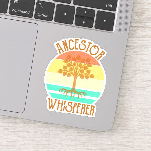 Ancestor Whisperer Genealogy Sticker