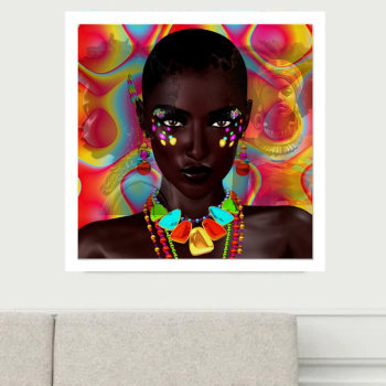 "ancestors" Beautiful Black Woman Poster by SharonCullars at Zazzle