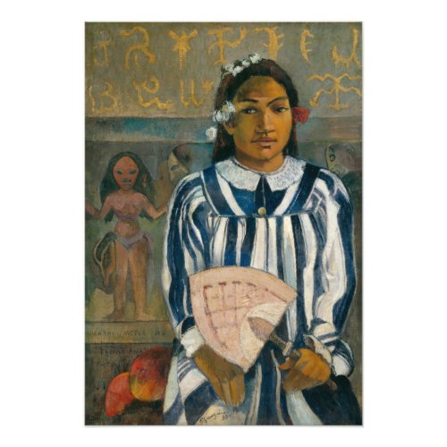 Ancestors of Tehamana by Paul Gauguin Photo Print