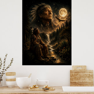 Ancestors of the Moon – Indigenous Americas Fantas Poster