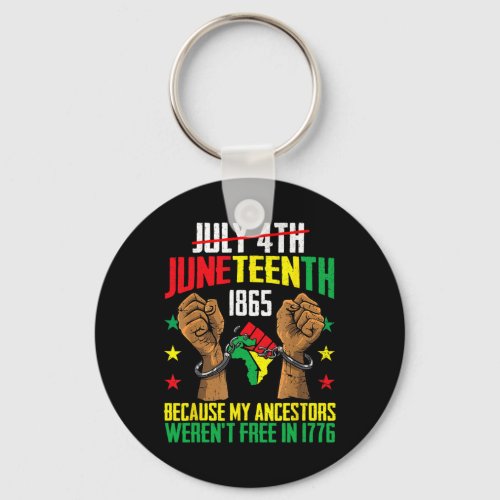 Ancestors Werent Free In 1776  Keychain