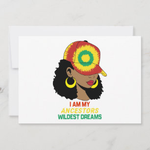  Ancestors Wildest Dreams Black History Month Invitation