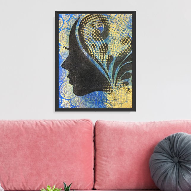Ancestral Code Canvas Print (Insitu(LivingRoom))