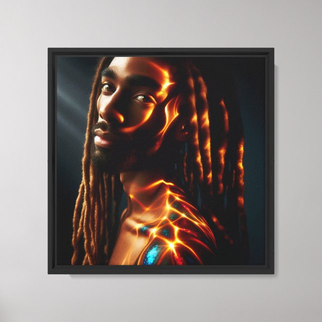 Ancestral Ember Canvas Print (Front)
