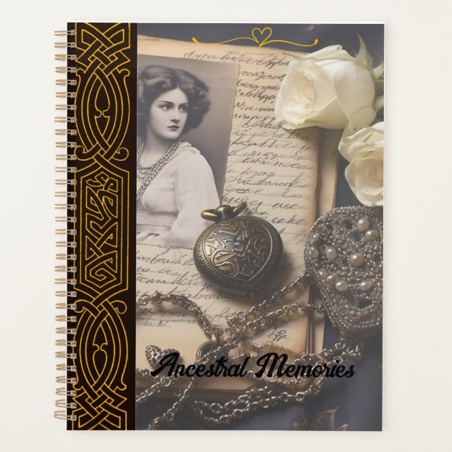 Ancestral Memories Vintage Planner (Front)