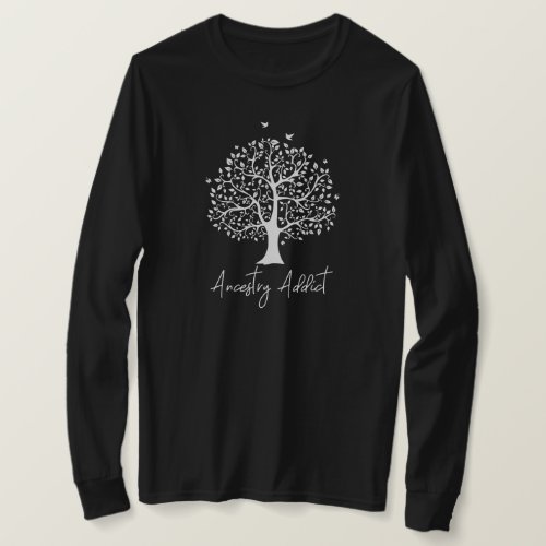 Ancestry Addict Family Tree T_Shirt