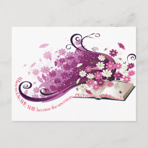 Ancestry Book Postcard