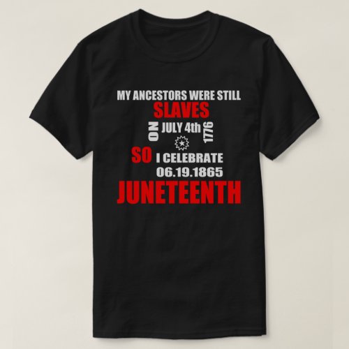 Ancestry Juneteenth T_Shirt