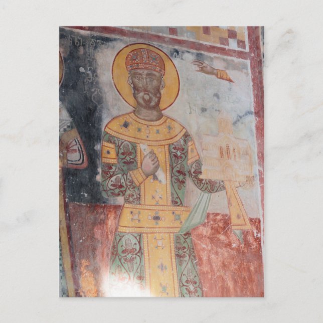 Anchient Religious Artwrok Postcard (Front)