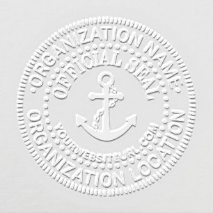 Anchor#1 Generic Custom Official Seal Name Loc URL Embosser