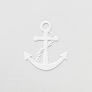 Anchor #3 Nautical Theme Image Only No Text Embosser
