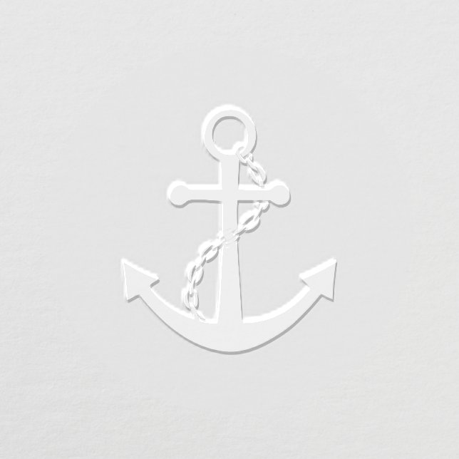 Anchor #3 Nautical Theme Image Only No Text Embosser (Design)