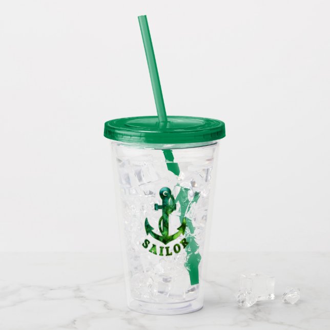 Anchor Acrylic Tumbler (Front Ice)