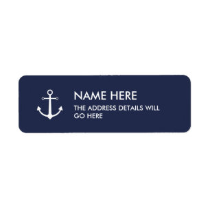 Anchor address label