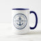 Anchor and rope boat name hailing port welcome