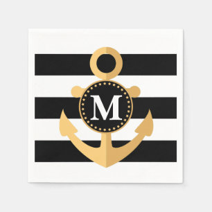 Anchor and Stripes Napkins