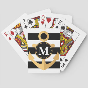 Anchor and Stripes Poker Cards
