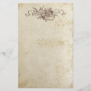 Anchor Antique Stained Floral Stationery Paper