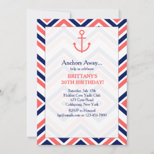 Anchor Argyle Invitation