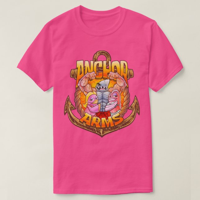 Anchor Arms  T-Shirt (Design Front)