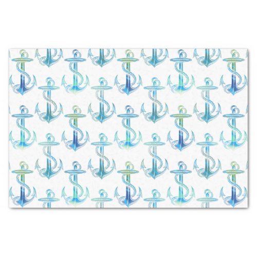 Anchor Blue Green Tissue Paper