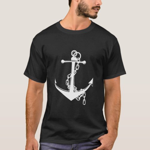 Anchor Boating  Sailor Seafarer Seaman Mariner  T_Shirt