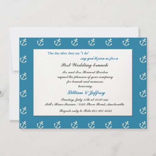Anchor Border Invitation