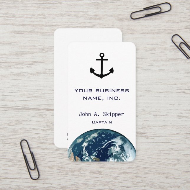 Anchor Business Card (Front/Back In Situ)