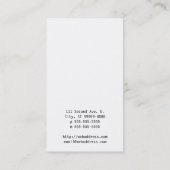 Anchor Business Card (Back)