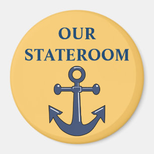 Anchor Cabin Door Marker Magnet