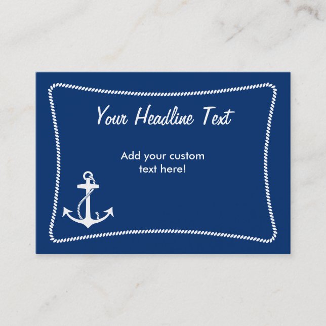 Anchor Calling Card (Front)