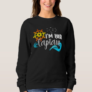 Anchor Captain Couple Cruise Valentine's Day Match Sweatshirt