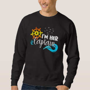 Anchor Captain Couple Cruise Valentine's Day Match Sweatshirt