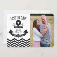 Anchor Chevron Save the Date