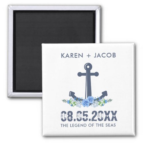 Anchor Cruise Save the Date  Favor Magnets