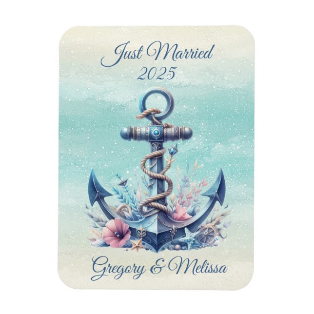 Anchor Cruise Ship Stateroom Magnet (Vertical)