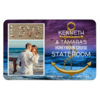 Anchor Cruise Stateroom Door Marker Honeymoon Love