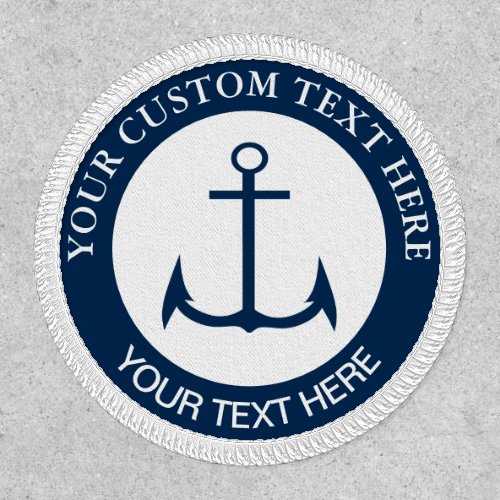 Anchor Custom Logo Icon Patch