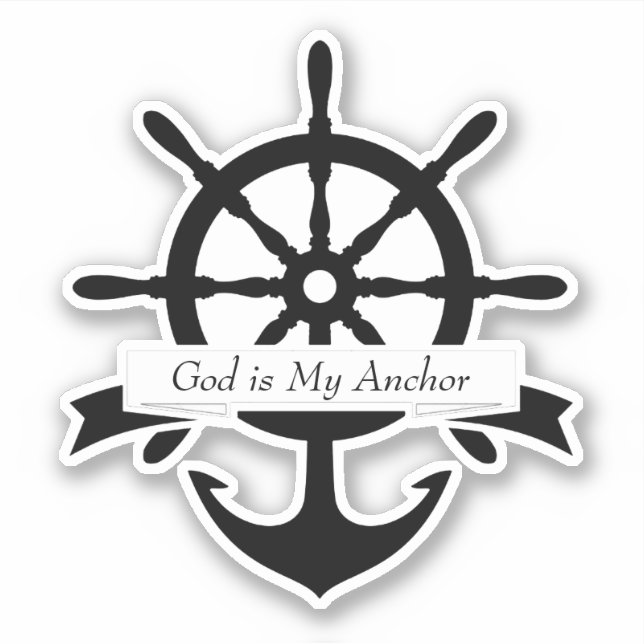 Anchor custom sticker (Front)